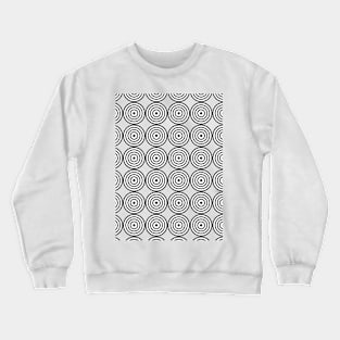 Abstract Circle Pattern Crewneck Sweatshirt